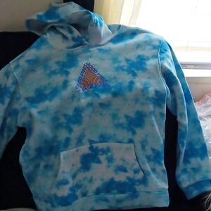 Blue hoodie